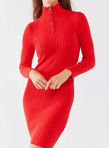 Cooperative Carmen Zip-Up Sweater Dress
