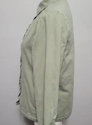 Woolrich Vintage sage fleece lined shirt jacket size small