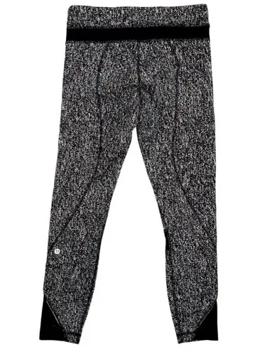 Lululemon Power Luxtreme Suited Jacquard Black & White