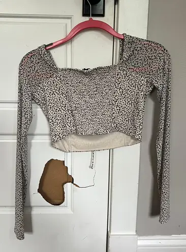 American Eagle Cropped Long Sleeve