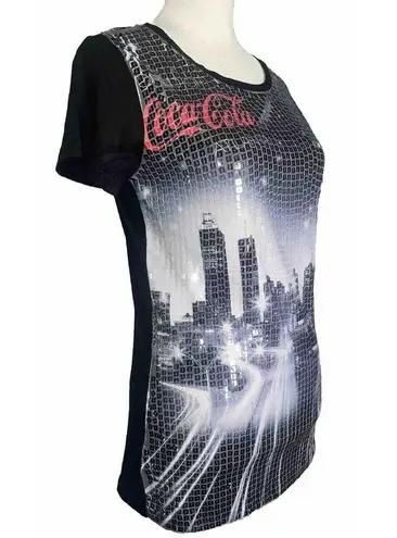 Coca-Cola Atlanta Women's Sequin Top. Size Small. LTOP653