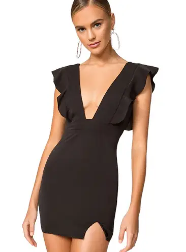 superdown REVOLVE-  HARLOW MINI DRESS IN BLACK SIXE XS! thumbnail 1