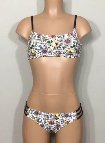 Anne cole  Strappy floral bikini set. NWT