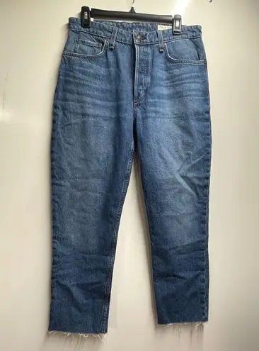 Rag and Bone  Nina High-Rise Ankle Cigarette Straight Leg Jeans Blue Womens Size 29