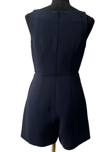 Reiss Sz 4 Navy Jumpsuit Romper With Pockets
