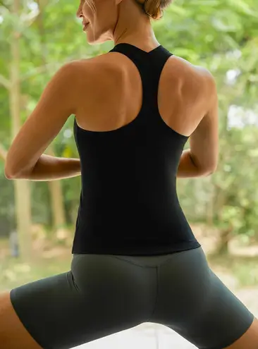 Women's Studio Essential Racerback Tank Top Yoga Performance Workout Tops