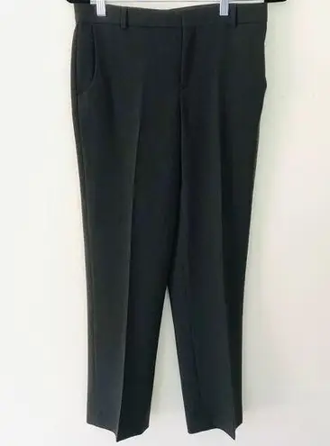 TSE Surface Brown Wool Blend High Rise Cropped Dress Pants Women's Size 8