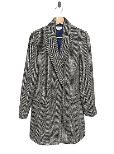 Zadig & Voltaire Zadig Voltaire Marco Chevron Herrinbone Coat Size 4