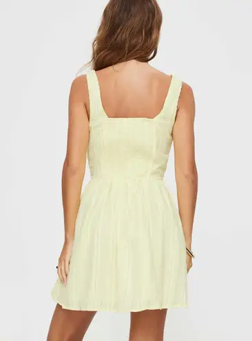 Princess Polly Lorinda Mini Dress Yellow