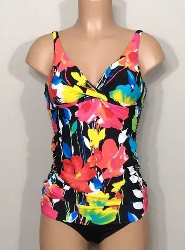 Anne cole  tummy control floral tankini set. New