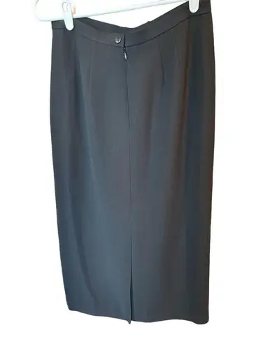 Petite Sophisticate Collectibles Black Midi Pencil Skirt size 10