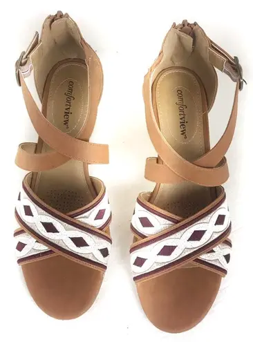 Comfortview Boho Strappy Sandals