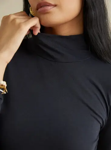 Anthropologie Gauzy Turtleneck