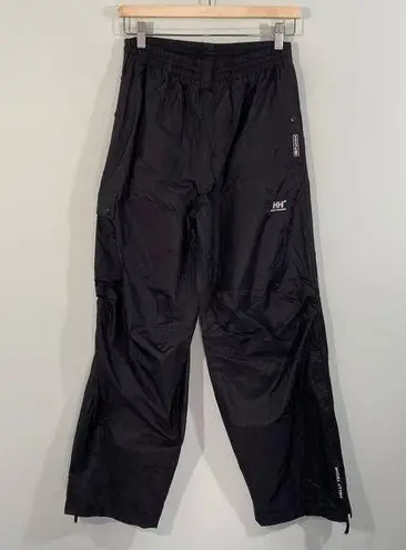 Helly Hansen Women Black Nylon Pull On Windbreaker Pants Size S Hiking Outdoors