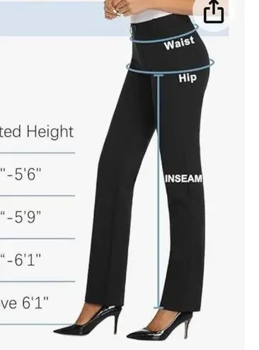 Tapata Stretchy Straight Black Dress Pants with Pockets SizeXXL (20) New Size XXL