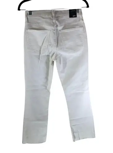 J.Crew Factory Womens Tall Flare Crop Jean Signature Stretch White Denim 27 Tall Size undefined