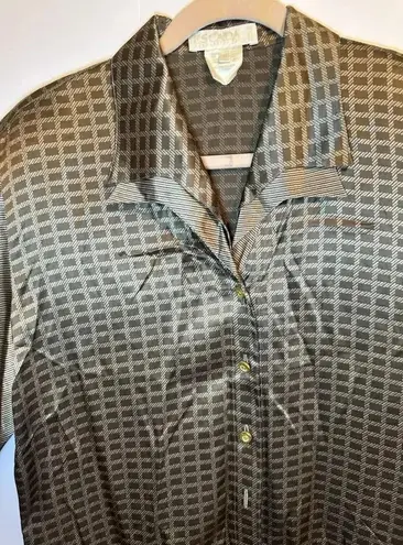 Neiman Marcus Escada Vintage Silk Blouse Size 40/ S