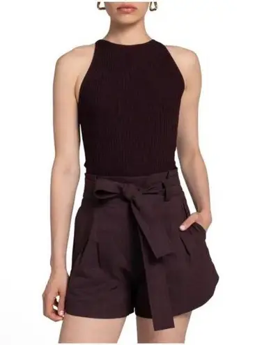 ALC Frank A.L.C. Ashley Rib Knit High Neck Bodysuit XS