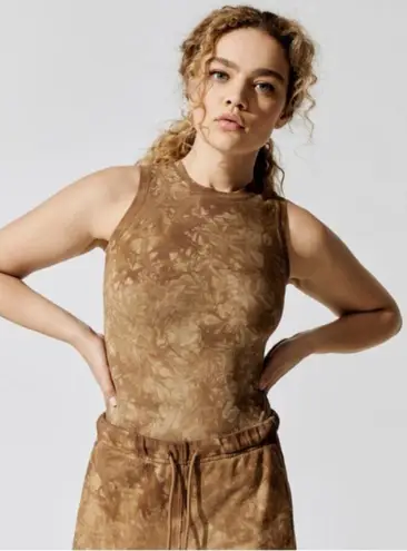 Cotton Citizen ππ Brisbane Tank Thong Bodysuit ~ Java Crystal Large L NWT