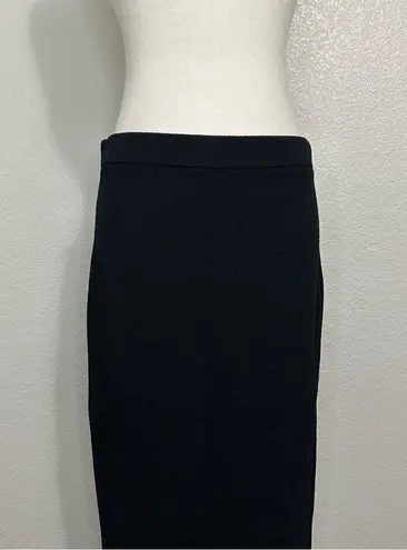 St. John Basics Santana Knit Textured Essential Maxi Skirt