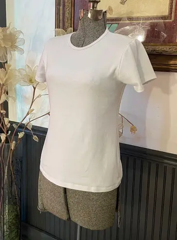 Necessitees Elevated Basic White Crew Neck T Shirt