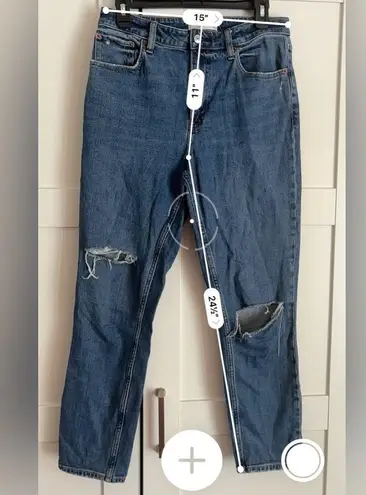 Abercrombie & Fitch  the Skinny High Rise Distressed jeans size 29 curve love - Image 4