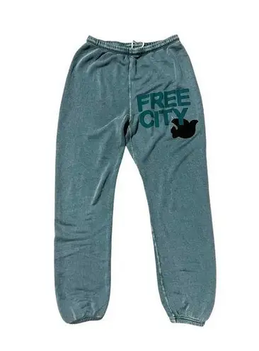 Freecity Teal Superfluff Og Sweatpants EUC Blue
