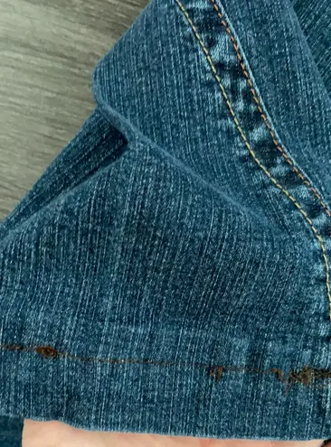 Mixit Jeans size 2 boot cut angled hem