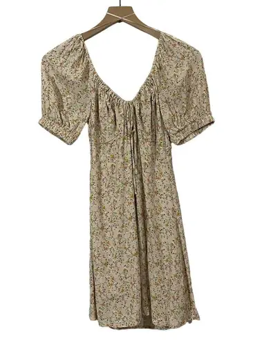 Sophie Rue Floral Puff Sleeve Mini Dress - Small