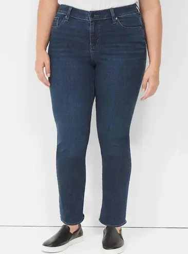 Lane Bryant  NWT Straight leg mid rise dark wash jeans 12P