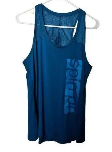 C9 Champion Champion C9 Blue Graphic Spin Open Back Athletic Sporty Sleeveless Tank Sz L