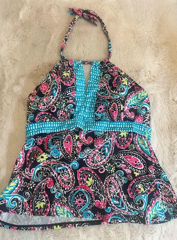 Avenue NWT Ocean Tankini Swim Top Multicolor Size L