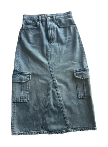 Rails  The Highland Denim Midi Skirt in Light Wash Cargo Size 23 - Image 1
