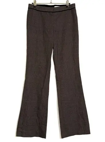Hugo Boss Tulea Wide Leg Micro Print Virgin Wool Blend Trousers 2P