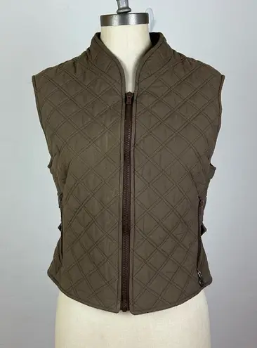Pikeur Quilted Riding Vest Brown Size 8