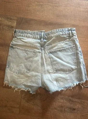 ZARA High Rise Jean Shorts