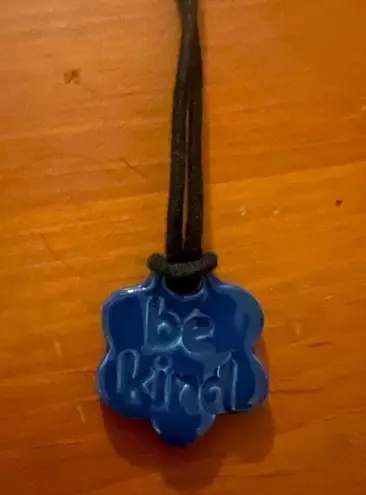 Be Kind Bens Bells Blue Necklace Black