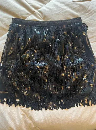 Sparkle Skirt Black Size 8