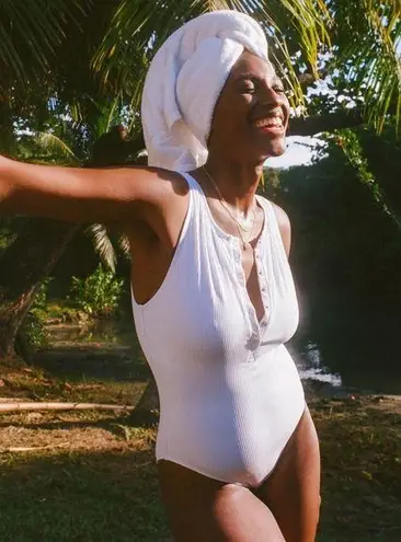 ANDIE NWT Swim The Malibu One Piece Ribbed Fabric Long Torso