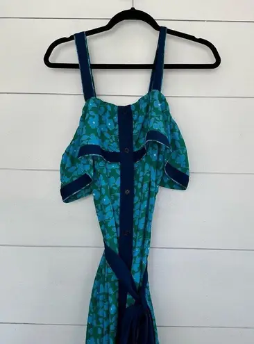 Derek Lam Women’s 8 Collective Floral Popover MIDI Dress