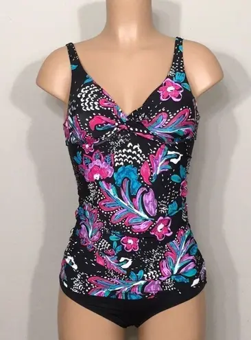 Anne cole New.  floral tankini set.  36B-34C top/ M-bottom   Retails $159