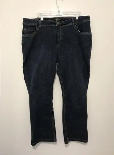 Riders By Lee  denim blue jeans boot cut women plus size 22WP