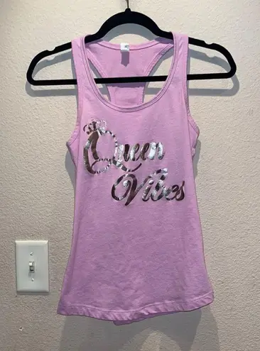 Cheerleading Women’s VAS Ice Queens Cheer Tank Top Size XS Purple