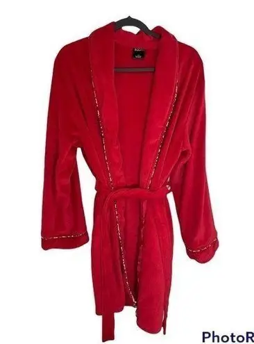 Frederick's of Hollywood  Plush Red Bath Robe thumbnail 1