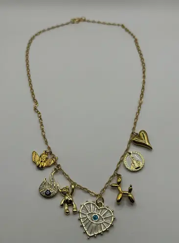 Charm Necklace Gold