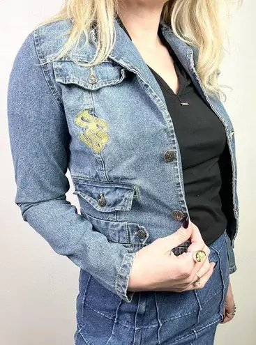 Rocawear Y2K Embroidered Denim Jacket