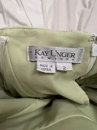 Vintage Style Kay Unger retro New York Strapless Floral Daisy Cocktail
Dress Green Size XS