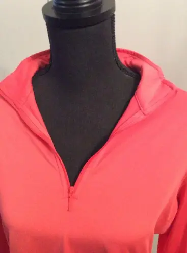 ep pro golf Partial Zip Pink Womens Shirt Long Sleeve Size Large