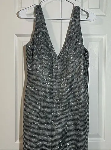 Sequin Hearts  are metallic gown dress size 7