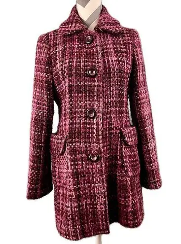 Banana Republic  Wool & Mohair Tweed Coat Size - Size M